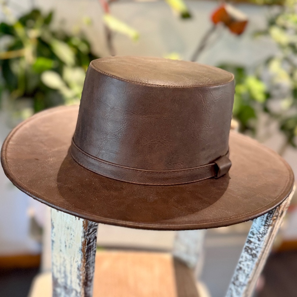 Brown Sombrero Cordobés - Rodeo Hat Flat Top